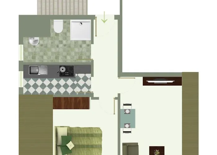 Huus Unner Lee 3 Апартаменты Шпикерог